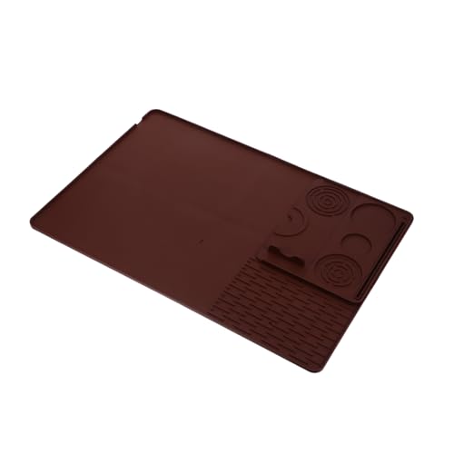PRETYZOOM Silikon Espresso Maschine Matte Große Rutschfeste Kaffee Station Matte mit Abnehmbarer Tamper Ablage für Kaffeemaschine und Geschirrabtropfer Hitzebeständig Langlebig PRETYZOOM Silikon Espresso Maschine Matte Große Rutschfeste Kaffee Station Matte mit Abnehmbarer Tamper Ablage für Kaffeemaschine und Geschirrabtropfer Hitzebeständig Langlebig von PRETYZOOM