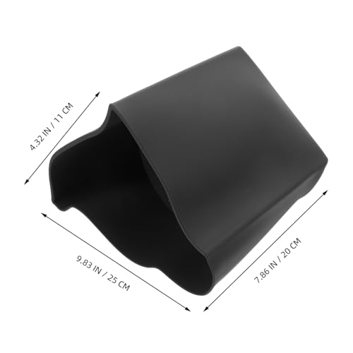 PRETYZOOM Silikon Innendeckel des Eintopftopfes Silikonauskürzung langsamer Kocher wiederverwendbarer Herdeinsatz Silikonpfanne Herdteiler Silikoneinsatz für Slow Cooker Kieselgel Schwarz von PRETYZOOM