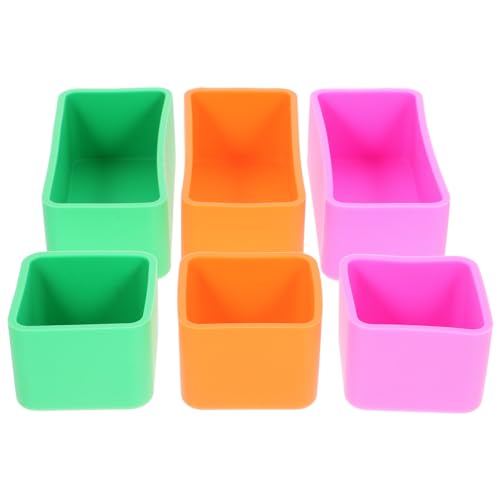 PRETYZOOM Silikon-Lunchbox-Trennwände Bento-Box-Trennwand Cupcake-Backförmchen Cupcake-Förmchen Bento-Box-Zubehör Essenszubereitungsbehälter 6 Stück von PRETYZOOM