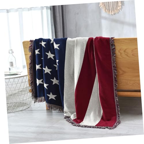 PRETYZOOM Sofabezug Tapisserie Nationalflagge Design Reine Baumwolle Couch Decke Lounge Wohnkultur Wandbehang Teppich von PRETYZOOM