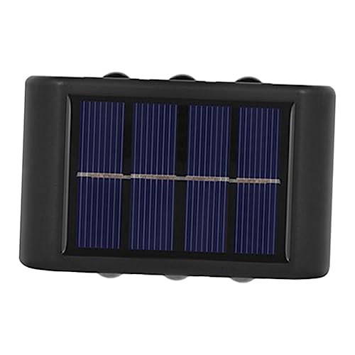 PRETYZOOM Solar-Wandleuchte im Freien moderne Wandleuchten led wall lights wall lamp led Wanddekoration solarleuchten für außen Gartenlampe Solarlampe für den Außenzaun Haushalt von PRETYZOOM