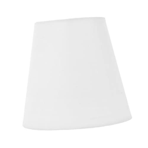 PRETYZOOM Stoffbeleuchtung Boho -lampenschatten Stoffschirme Moderne Lampenabdeckung Lampenschirme Klein Lichtschirme Für Tischlampen Tuch Helle Farbtöne Ersatzlampenschirme Weiß Metall von PRETYZOOM