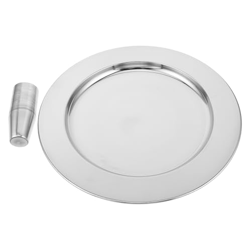 PRETYZOOM Teiliges Stapelbares Heiliges Abendmahl Set mit Kelchen und Tellern für Gottesdienste Langlebige Kommunionbecher für Kirchenrituale und Festliche Zeremonien von PRETYZOOM