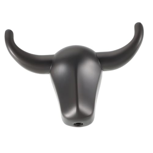 PRETYZOOM Tierkopf Wandhaken aus Metall Moderner Dekorationshaken für Mäntel Hüte Handtücher und Accessoires Platzsparende Lösung für Eingangsbereich und Flur Einzigartiges Design Perlgrau von PRETYZOOM
