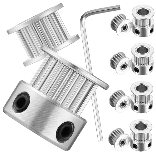PRETYZOOM Timing Riemenscheiben Zähne Bohrung Zähne Umlenkrollen Bohrung Aluminiumlegierung mit Innensechskantschlüssel Drucker Zubehör für Präzise Positionierung PRETYZOOM Timing Riemenscheiben Zähne Bohrung Zähne Umlenkrollen Bohrung Aluminiumlegierung mit Innensechskantschlüssel Drucker Zubehör für Präzise Positionierung von PRETYZOOM