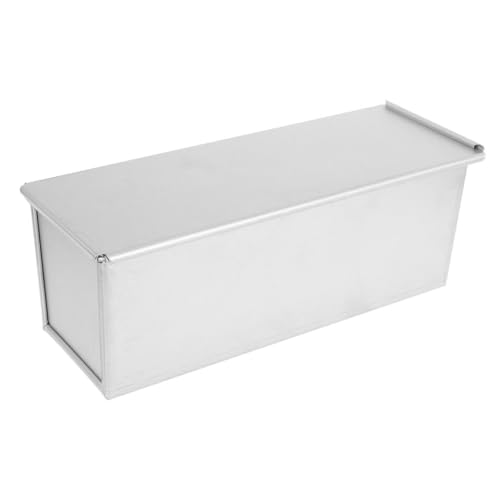 PRETYZOOM Toastbrotform Blech Brotformen Für Hausgemachtes Brot Brotform Zum Backen Haushalts-toastbrotpfanne Brotbackform Mit Deckel Zum Backen Toastform Kastenformen Zum Backen Aluminium von PRETYZOOM