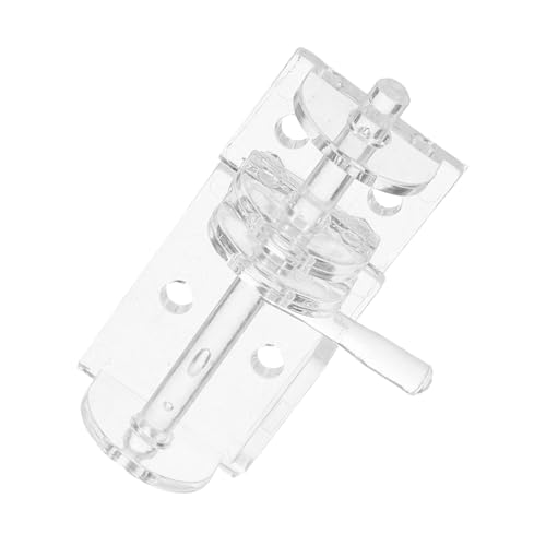 PRETYZOOM Transparenter Acryl Türriegel Selbstklebend Mini Schloss für Türen und Fenster Robustes Sicherheitsriegel ohne Bohren Einfache Montage Vielseitig Einsetzbar für Haushalt und von PRETYZOOM