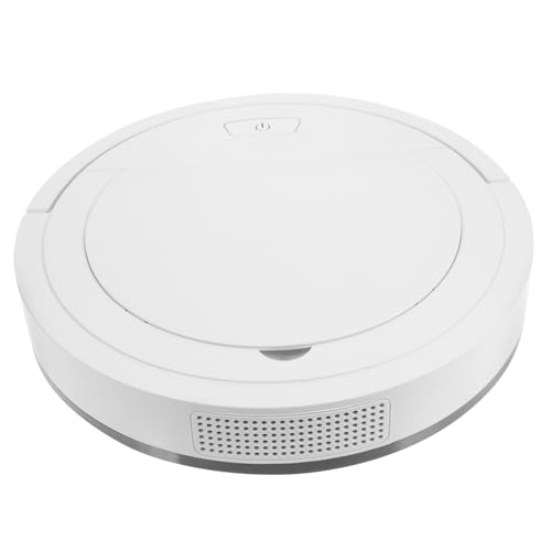 PRETYZOOM USB betriebener Bodenwischroboter Weiß mit Leistungsstarker Saugfunktion Praktischer und Sicherer Haushaltsreiniger für Haare Staub und Schmutz Geeignet für Senioren von PRETYZOOM