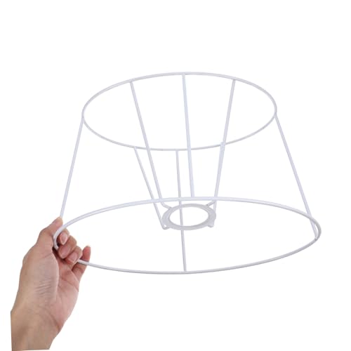 PRETYZOOM Vintage Metall Lampenschirm Gestell Ovaler Drahtkäfig Verstellbar Korb Für DIY Kronleuchter Tischlampe Schlafzimmer Wohnzimmer Beleuchtung Dekor von PRETYZOOM