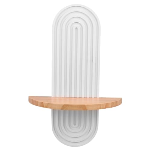 PRETYZOOM Wandregal Hängeregal aus Holz für Schlafzimmer und Wohnzimmer Platzsparendes Wandblumenregal für Pflanzen und Dekoration PRETYZOOM Wandregal Hängeregal aus Holz für Schlafzimmer und Wohnzimmer Platzsparendes Wandblumenregal für Pflanzen und Dekoration von PRETYZOOM