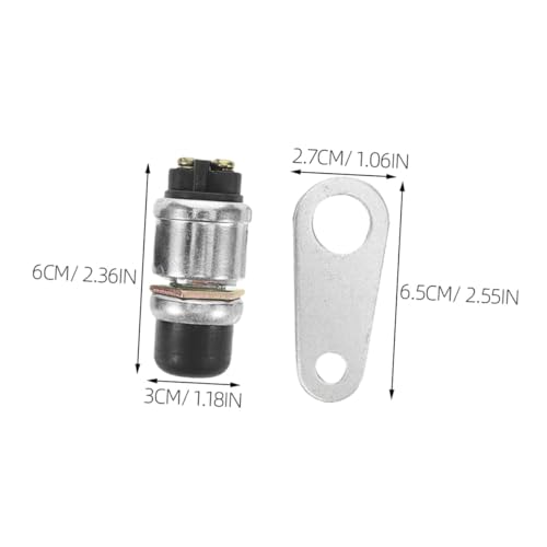 PRETYZOOM Wasserdichter Teilig Push Button Starter Switch Langlebiger Kippschalter für Auto Diesel Boot Schnelle und Sichere Motorzündung Vielseitig Einsetzbar Robustes Design von PRETYZOOM