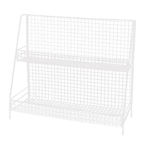 PRETYZOOM Zweistufiger Kosmetikregal Organizer Aus Schmiedeeisen Praktischer Desktop Organizer Für Badezimmer Und Schlafzimmer Große Weiß PRETYZOOM Zweistufiger Kosmetikregal Organizer Aus Schmiedeeisen Praktischer Desktop Organizer Für Badezimmer Und Schlafzimmer Große Weiß von PRETYZOOM