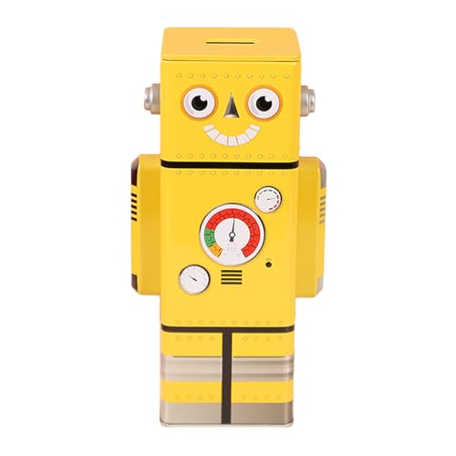 Sparschwein Geld Roboter Spielfigur Süße Sparkasse Roboter-sparbüchse Süße Unzerbrechliche Spardose Reisespielzeug Für Erwachsene Sparbank Eisen Kind Münzbox Elektronisch von PRETYZOOM