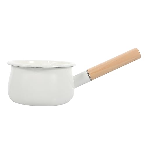 PRETYZOOM Antihaft-suppentopf 15 Cm Emaille-topf Mit Einzelgriff Für Nudelsuppe Kochen Im Haushalt von PRETYZOOM