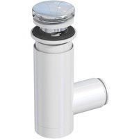Prevex - Easyclean Siphon mit verchromtem Pop-Up für Waschbecken aus recyceltem Kunststoff von PREVEX