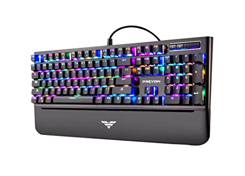 PREYON Long Claw Brown Gamingtastatur mit Geflochtenem Kabel - Beleuchtete Mechanische Tastatur mit Lautstärkeregler und Magnetischer Handballenauflage -Schalter Gateron Brown PREYON Long Claw Brown Gamingtastatur mit Geflochtenem Kabel - Beleuchtete Mechanische Tastatur mit Lautstärkeregler und Magnetischer Handballenauflage -Schalter Gateron Brown von PREYON