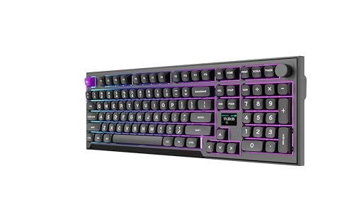 PREYON Silent Claw – Mechanische Gaming-Tastatur Vollformat | RGB, Smart Display, Gateron Hot-Swap, Gasket Mount, 3 Verbindungsmodi, Lautstärkeregler, 800h Akku, PBT-Tastenkappen PREYON Silent Claw – Mechanische Gaming-Tastatur Vollformat | RGB, Smart Display, Gateron Hot-Swap, Gasket Mount, 3 Verbindungsmodi, Lautstärkeregler, 800h Akku, PBT-Tastenkappen von PREYON