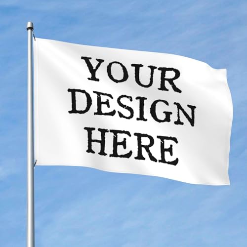 Benutzerdefinierte Flagge 2x3 Ft - Ihr Design einseitig, perfekt für geschäftliche und private Feiern. von PRFELMG