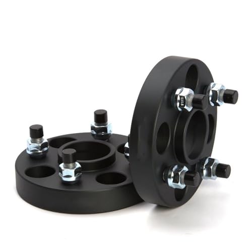 2 Stück Universal-Auto-Anpassungs-Spurverbreiterungen Umbauadapter 20 25 30 35 40mm PCD 4x100 To 4x108 4x110 4x114.3 4x120 Spurplatten Distanzscheiben(2PCS 15mm Black) von PRFGSGVBV