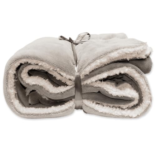 Plaid lars l200 b150 cm chateaugrijs von Unique Living