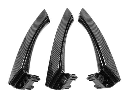 PRGPMSUNAD Innentürgriffe Für 3er E90 E91 E92 316 318 320 325 328i 2004-2012 LHD RHD Innentür-Zuggriff-Set(Carbon Fiber,RHD) von PRGPMSUNAD