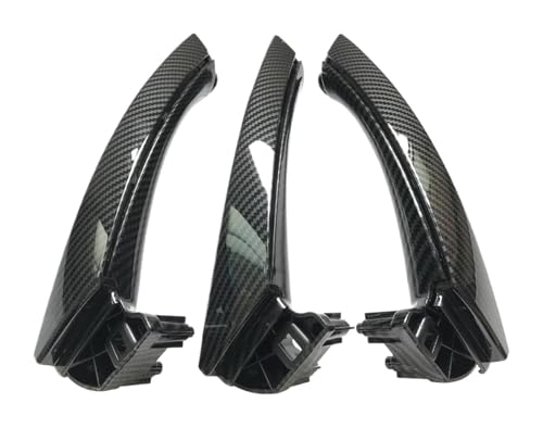 PRGPMSUNAD Innentürgriffe Für 3er E90 E91 E92 316i 318i 320 325 328i 2004–2012 Innentürgriff Für Beifahrer Kompletter Satz(Carbon,RHD) von PRGPMSUNAD