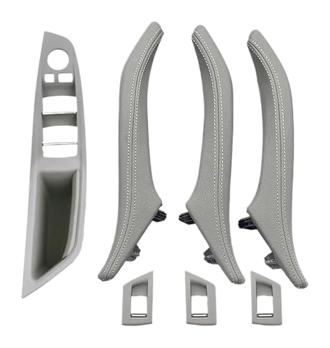 PRGPMSUNAD Innentürgriffe Für 5 Series F10 F11 520 523 525 528 2010-2017 7PCS LHD Innen Fensterheber Schalter Armlehne Abdeckung(Grey,A) von PRGPMSUNAD