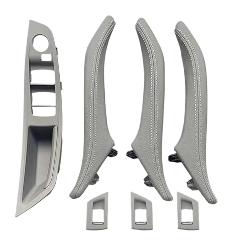 PRGPMSUNAD Innentürgriffe Für 5 Series F10 F11 520 523 525 528 2010-2017 7PCS LHD Innen Fensterheber Schalter Armlehne Abdeckung(Grey,B) von PRGPMSUNAD