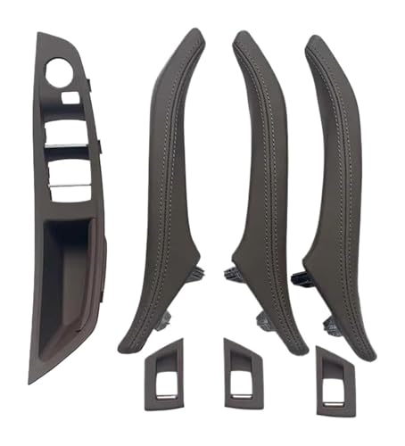 PRGPMSUNAD Innentürgriffe Für 5 Series F10 F11 520 523 525 528 2010-2017 7PCS LHD Innen Fensterheber Schalter Armlehne Abdeckung(Moka,B) von PRGPMSUNAD