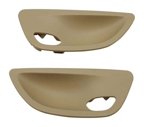 PRGPMSUNAD Innentürgriffe Für 5 Series F10 F11 F18 2010-2017 Links Rechts 2/4Pcs Auto Innen Türgriff Schüssel Abdeckung Trim(Beige,2pcs Set) von PRGPMSUNAD