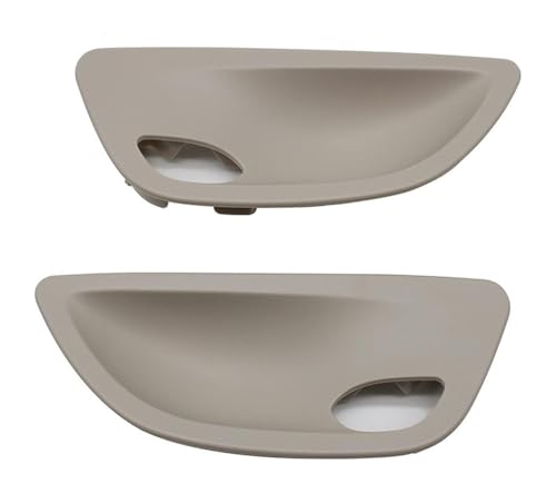PRGPMSUNAD Innentürgriffe Für 5 Series F10 F11 F18 2010-2017 Links Rechts 2/4Pcs Auto Innen Türgriff Schüssel Abdeckung Trim(Oyster,2pcs Set) von PRGPMSUNAD