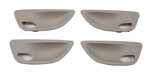 PRGPMSUNAD Innentürgriffe Für 5 Series F10 F11 F18 2010-2017 Links Rechts 2/4Pcs Auto Innen Türgriff Schüssel Abdeckung Trim(Oyster,4pcs Set) von PRGPMSUNAD