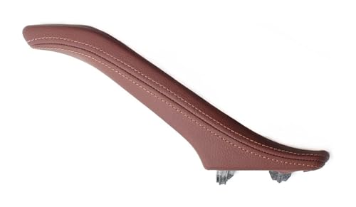 PRGPMSUNAD Innentürgriffe Für 5 Series F10 F11 F18 520i 523i 525i 528i 535i Links Rechts Innen Passagier Tür Leder Pull Griff Montage(Right Red Brown) von PRGPMSUNAD
