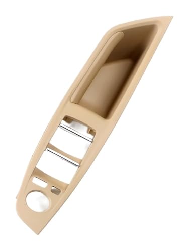 PRGPMSUNAD Innentürgriffe Für 5 Series F10 F11 Grau Beige Schwarz Auto Innen Tür Griff Panel Pull Trim Abdeckung(Beige Yellow) von PRGPMSUNAD