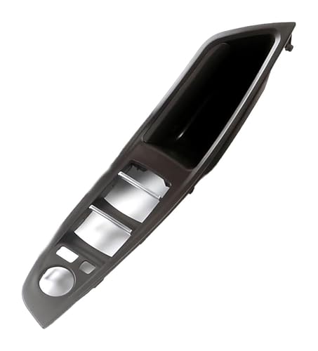 PRGPMSUNAD Innentürgriffe Für 5 Series F10 F11 Grau Beige Schwarz Auto Innen Tür Griff Panel Pull Trim Abdeckung(Dark Brown) von PRGPMSUNAD