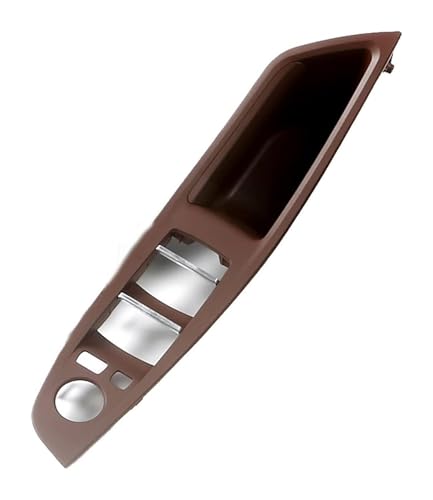 PRGPMSUNAD Innentürgriffe Für 5 Series F10 F11 Grau Beige Schwarz Auto Innen Tür Griff Panel Pull Trim Abdeckung(Reddish Brown) von PRGPMSUNAD