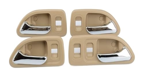 PRGPMSUNAD Innentürgriffe Für A&ccord SV4 1994 1995 1996 1997 Auto Innen Tür Griff Schwarz Grau Braun Farbe(Beige,4PCS) von PRGPMSUNAD