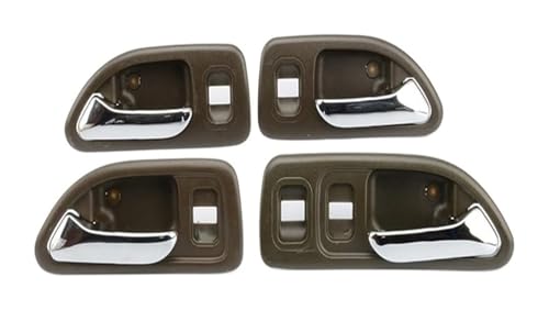 PRGPMSUNAD Innentürgriffe Für A&ccord SV4 1994-1997 Auto Türgriff Innen Schwarz Grau Braun Farbe(Braun,4PCS) von PRGPMSUNAD
