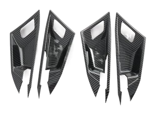 PRGPMSUNAD Innentürgriffe Für A3 8Y Limousine Sportback 2021 2022 ABS Carbon Fiber Auto Innen Tür Griff Schüssel Rahmen Dekor Abdeckung von PRGPMSUNAD