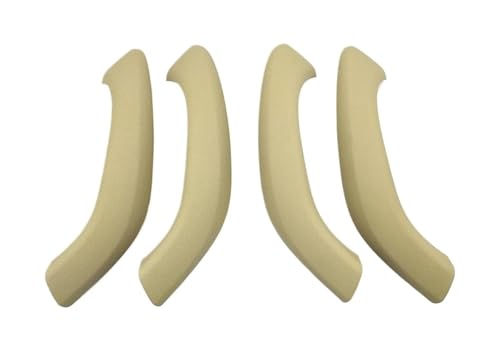 PRGPMSUNAD Innentürgriffe Für B&MW X1 X2 F48 F49 F39 2016-2022 Griff Außenabdeckung Verkleidungssatz Innenausstattung Vorne Hinten Türsatz(Beige,4PCS) von PRGPMSUNAD