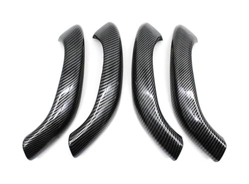 PRGPMSUNAD Innentürgriffe Für B&MW X1 X2 F48 F49 F39 2016-2022 Griff Außenabdeckung Verkleidungssatz Innenausstattung Vorne Hinten Türsatz(Carbon Fiber,4PCS) von PRGPMSUNAD