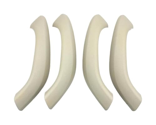 PRGPMSUNAD Innentürgriffe Für B&MW X1 X2 F48 F49 F39 2016-2022 Griff Außenabdeckung Verkleidungssatz Innenausstattung Vorne Hinten Türsatz(Creamy,4PCS) von PRGPMSUNAD