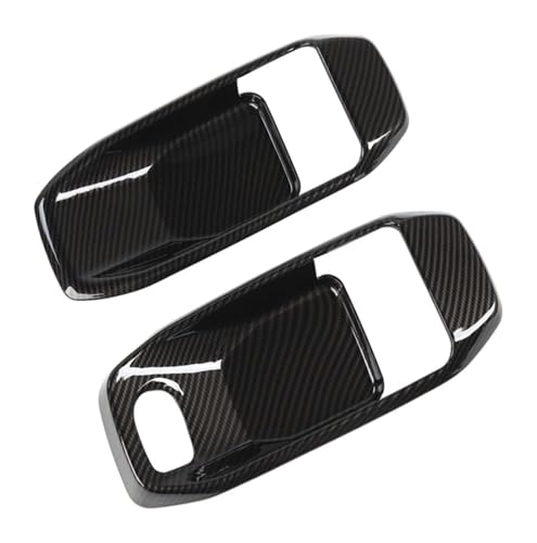 PRGPMSUNAD Innentürgriffe Für J&eep Für Wrangler JL 2018-2022 Auto Innen Tür Griff Schüssel Dekoration Abdeckung Aufkleber(Carbon,2PC) von PRGPMSUNAD