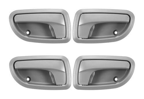 PRGPMSUNAD Innentürgriffe Für KIA Für PICANTO Für EURO STAR Für NAZA Für SURIA 2004-2010 Tür Innen Griff Grau Links Rechts(4PCS) von PRGPMSUNAD