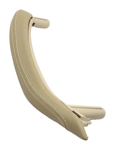 PRGPMSUNAD Innentürgriffe Für X5 Für X6 F15 F16 2014-2018 Innentürgriff Für Beifahrer Links Rechts Mit Äußerer Lederabdeckung(Beige,Right) von PRGPMSUNAD