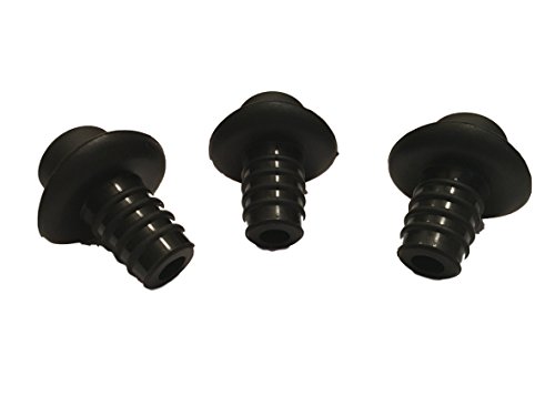 3 Stück SILIKON Flaschenstopfen Verschluss Stopfen - Universal von PRHomeware