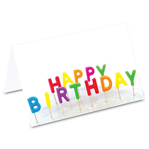 PRICARO Tischkarten "Happy Birthday", 50 Stück von PRICARO