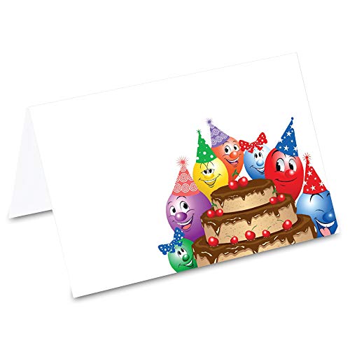 PRICARO Tischkarten "Schokoladige Party", 50 Stück von PRICARO