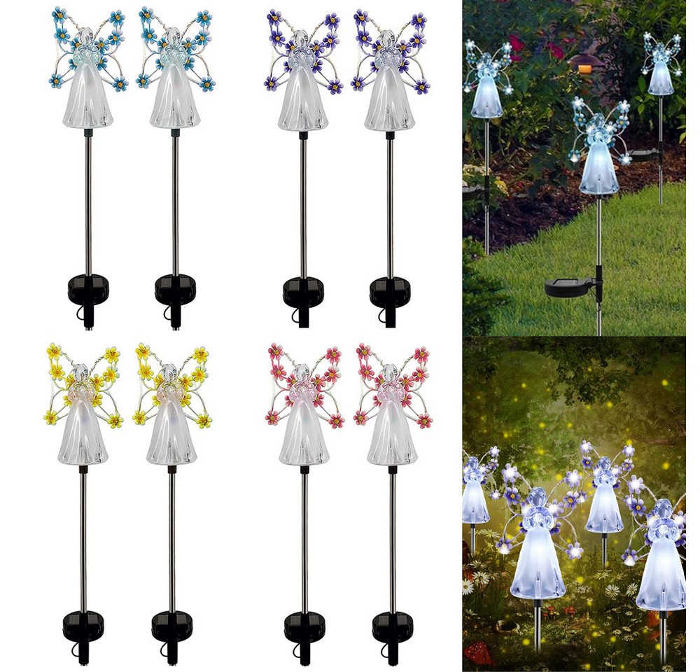 PRIISF Dekofigur LED Solarleuchte Solar Gartenleuchten Rasen Lichterkette Außenlampe (Solar Gartenlichter Leuchtende Gartenfigur Solarlampe, Pfadlichter Wegeleuchte Solarleuchten Landschaftslampe), Gartenbeleuchtung für Terrasse, Hof, Weg, Gartenkunst, Yard, Balkon von PRIISF