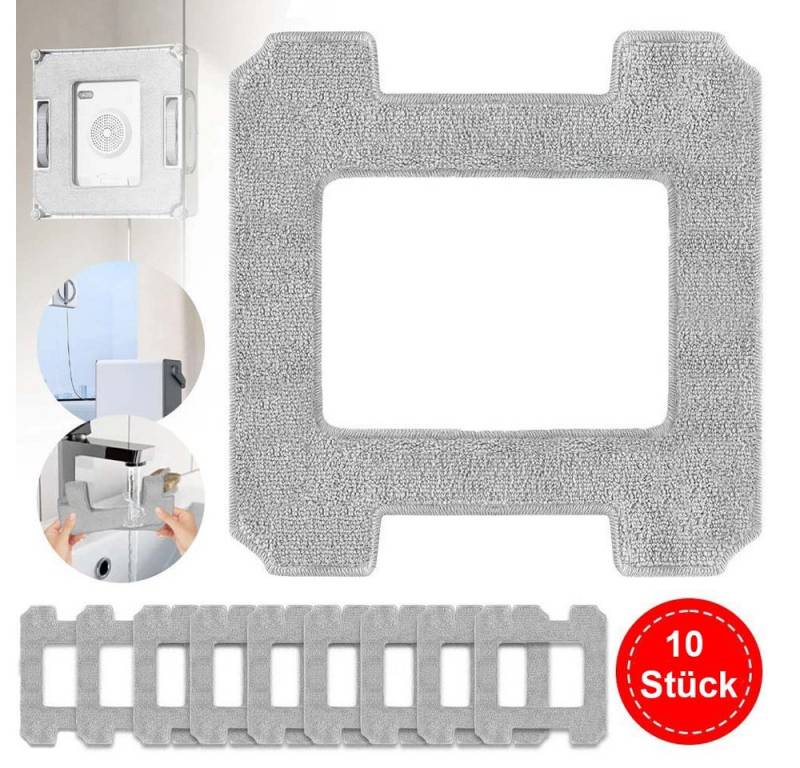 PRIISF Fensterputzroboter 10 Stück Reinigungspad Ersatz Wischtücher Zubehör für ECOVACS WINBOT, passend für W2 PRO Omni / W2 PRO / W2 / W1 PRO / W1 Mikrofasertuch PRIISF Fensterputzroboter 10 Stück Reinigungspad Ersatz Wischtücher Zubehör für ECOVACS WINBOT, passend für W2 PRO Omni / W2 PRO / W2 / W1 PRO / W1 Mikrofasertuch von PRIISF